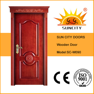 Commercial Paint Veneer Wood Solid Interior Doors for Sale (SC-W090)